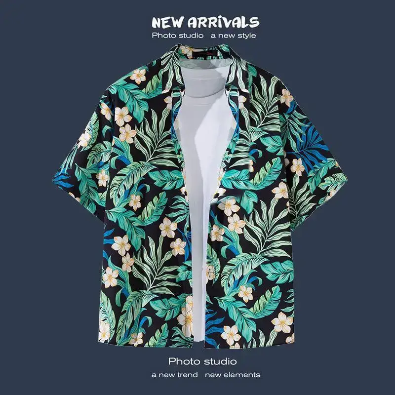 Havana Floral Short Sleeve Shirt for Men Women
