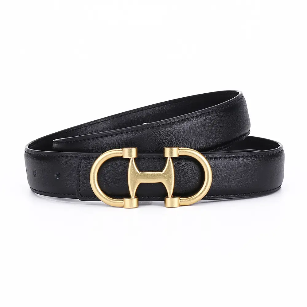 Gold H-Braceled Women's Belt for Business & Fashion - Image 10