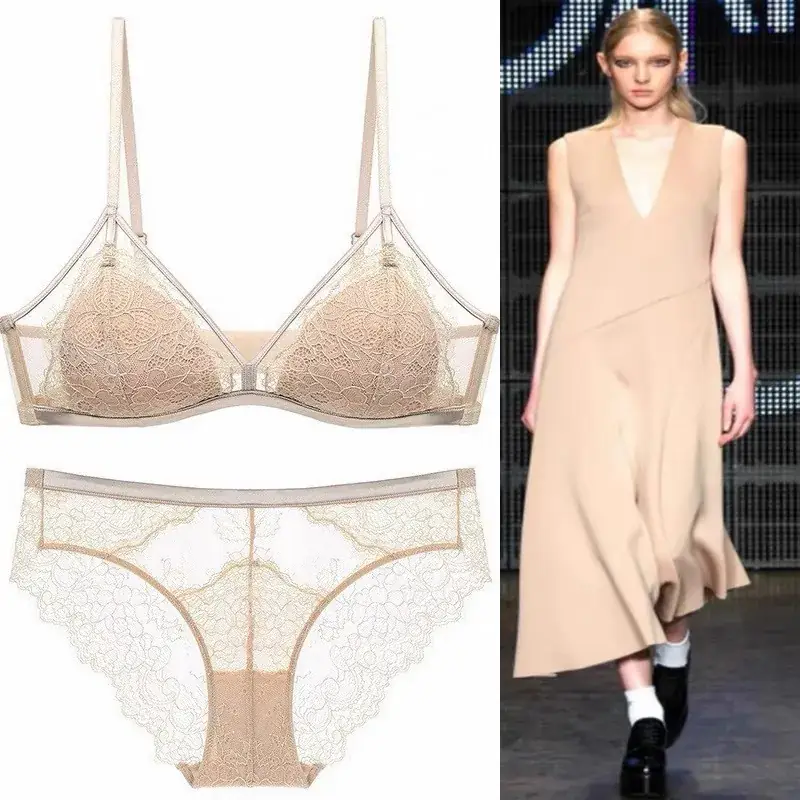 New Sexy Lace Bra Underwear Women's Push-Up Triangle Cup - Image 8