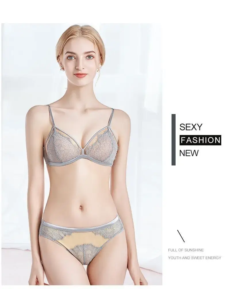 New Sexy Lace Bra Underwear Women's Push-Up Triangle Cup — feature 3