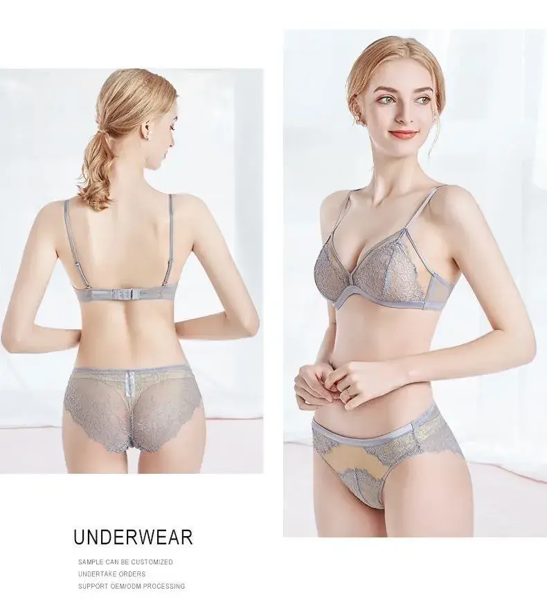 New Sexy Lace Bra Underwear Women's Push-Up Triangle Cup — feature 4