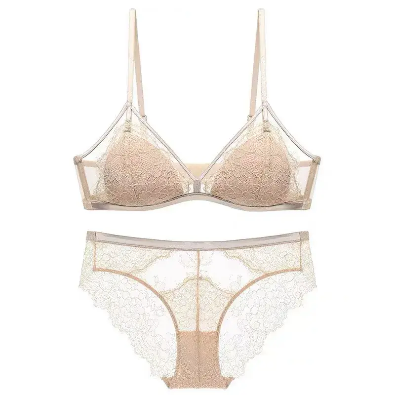 New Sexy Lace Bra Underwear Women's Push-Up Triangle Cup - Image 4