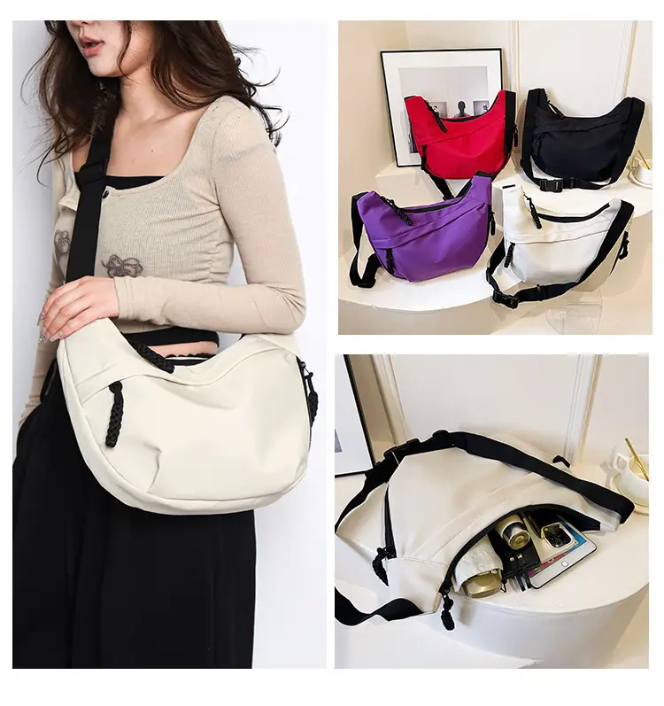 Purple Minimalist Shoulder Crossbody Bag for Women — feature 13