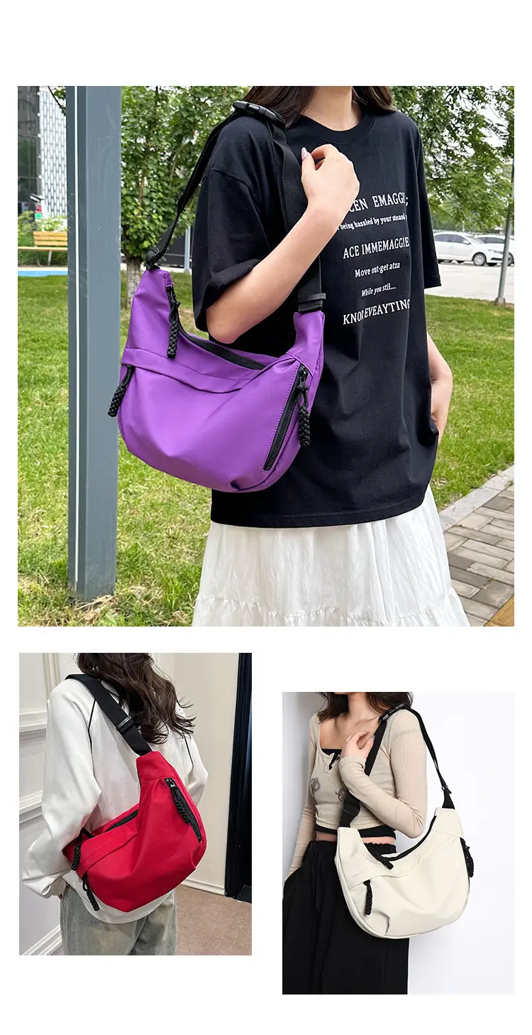 Purple Minimalist Shoulder Crossbody Bag for Women — feature 14