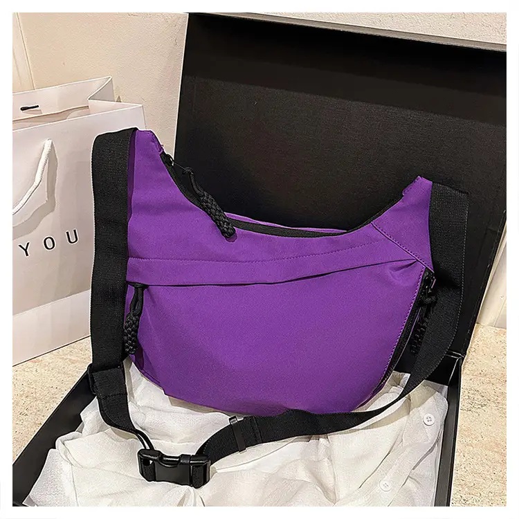 Purple Minimalist Shoulder Crossbody Bag for Women — feature 30