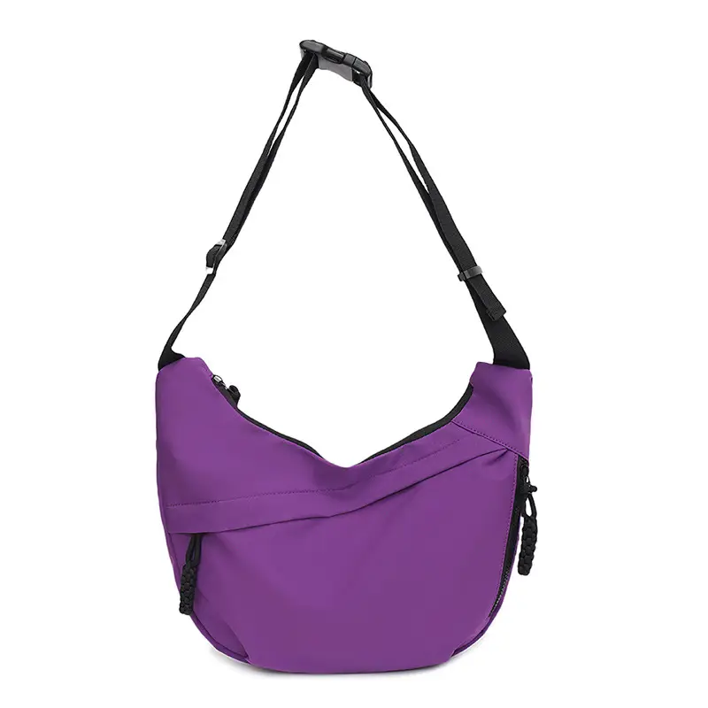 Purple Minimalist Shoulder Crossbody Bag for Women