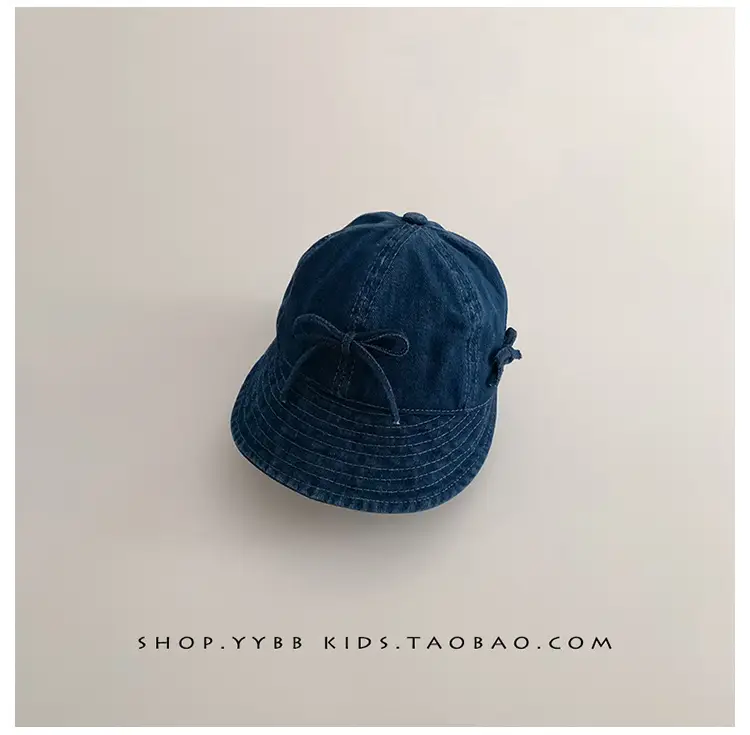 Blue Knitted Bowknot Baby Hat for Girls — feature 10