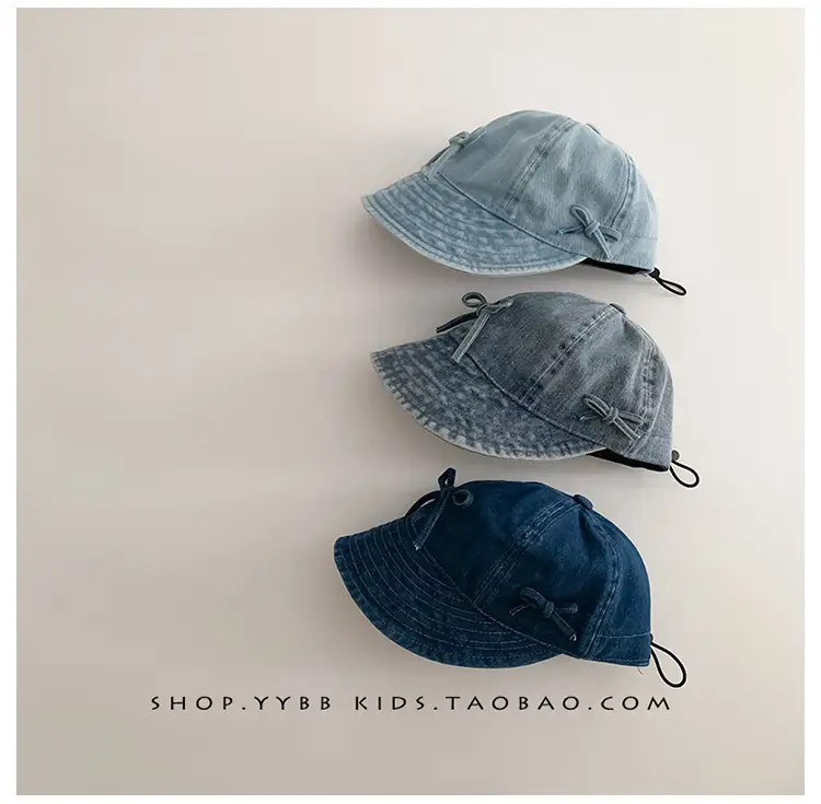 Blue Knitted Bowknot Baby Hat for Girls — feature 4