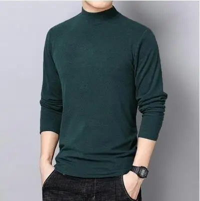 Men Fleece Lined Winter T-Shirt Set Slim Fit - Image 4