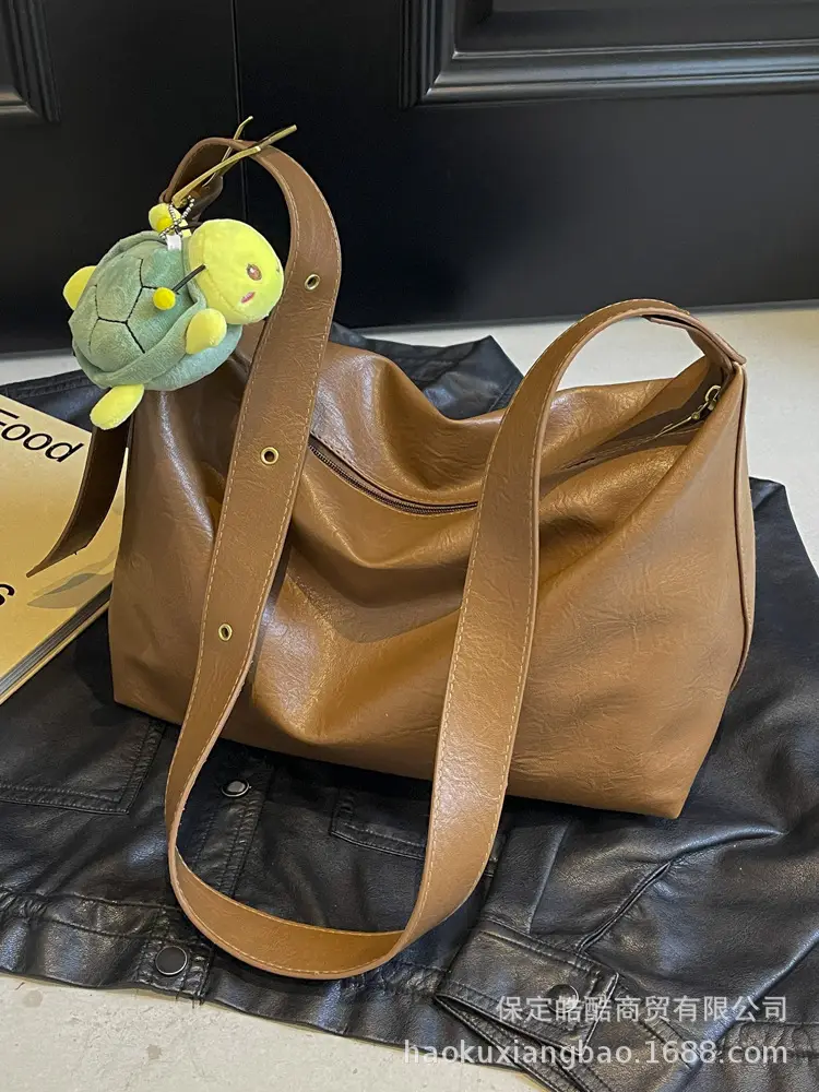 Women's Large Capacity Shoulder Bag Cream