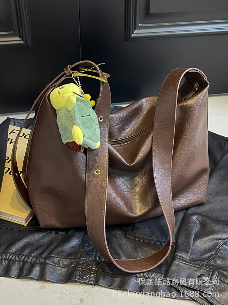 Women's Large Capacity Shoulder Bag Cream