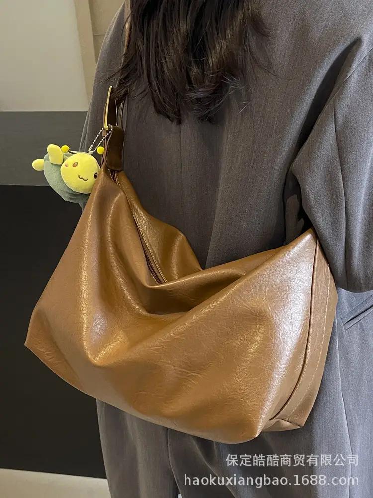 Women's Large Capacity Shoulder Bag Cream