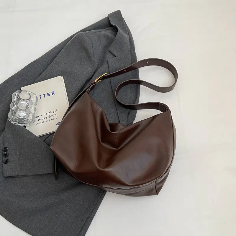 Women's Large Capacity Shoulder Bag Cream