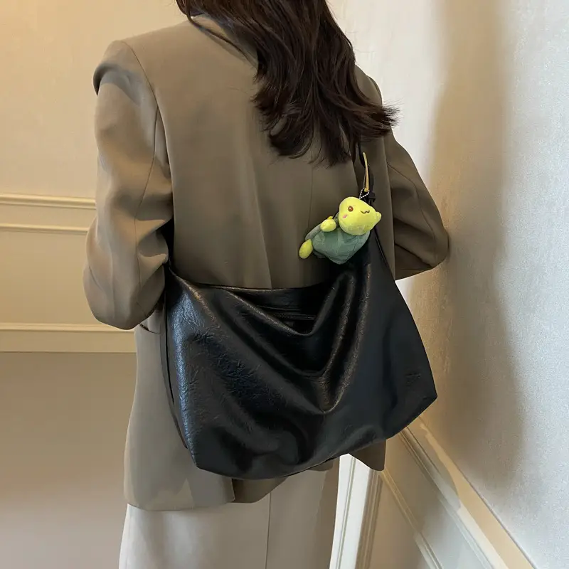 Women's Large Capacity Shoulder Bag Cream