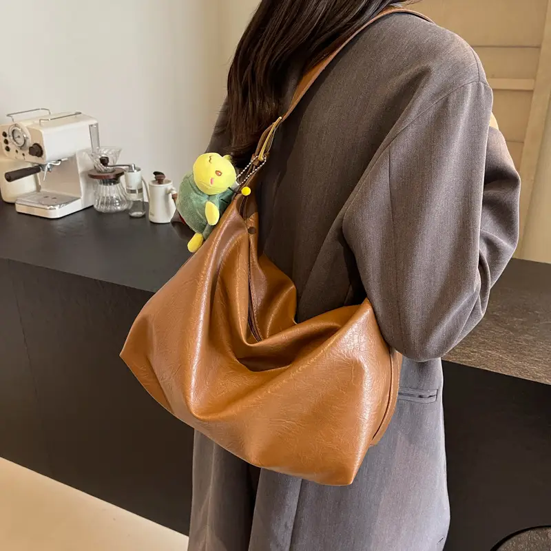 Women's Large Capacity Shoulder Bag Cream
