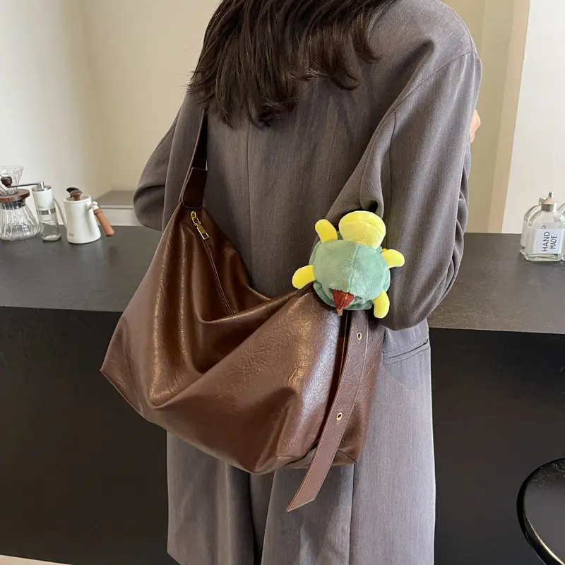 Women's Large Capacity Shoulder Bag Cream