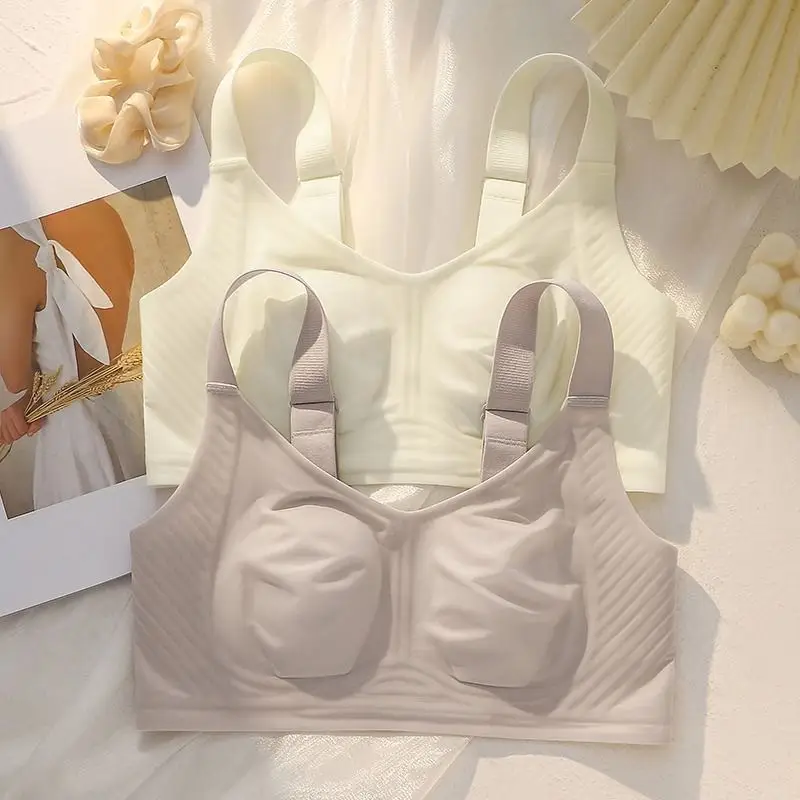Traceless Rabbit Ears Push-Up Vest Bra No Steel Rings for Women — feature 2