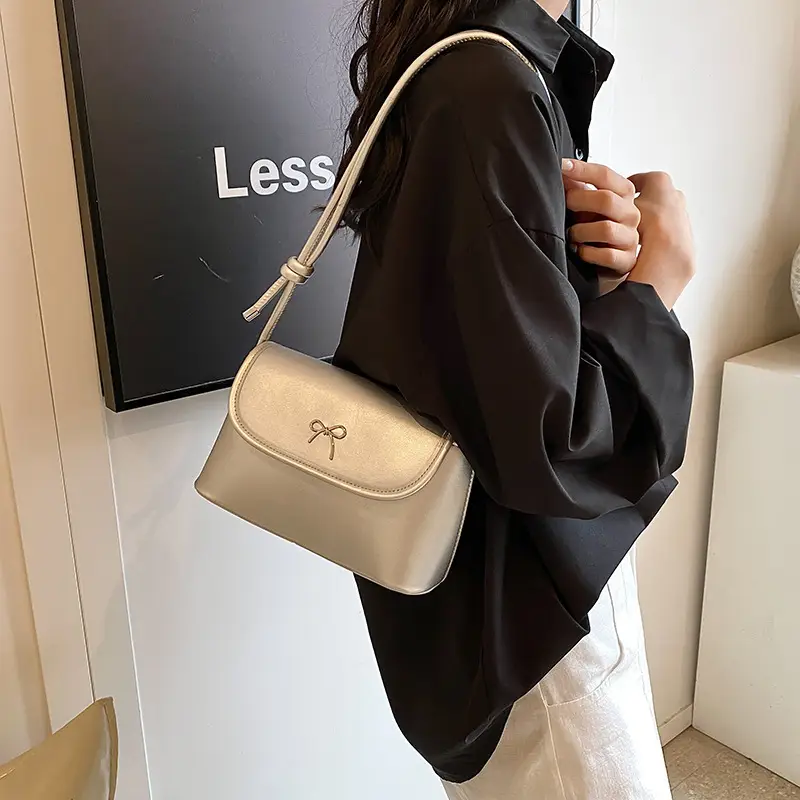 Women's Beige Shoulder Crossbody Bag for Summer 2025 - Image 6