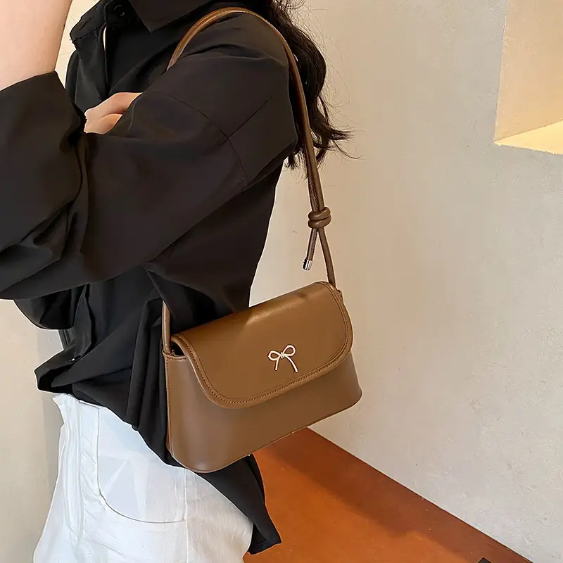 Women's Beige Shoulder Crossbody Bag for Summer 2025 - Image 8