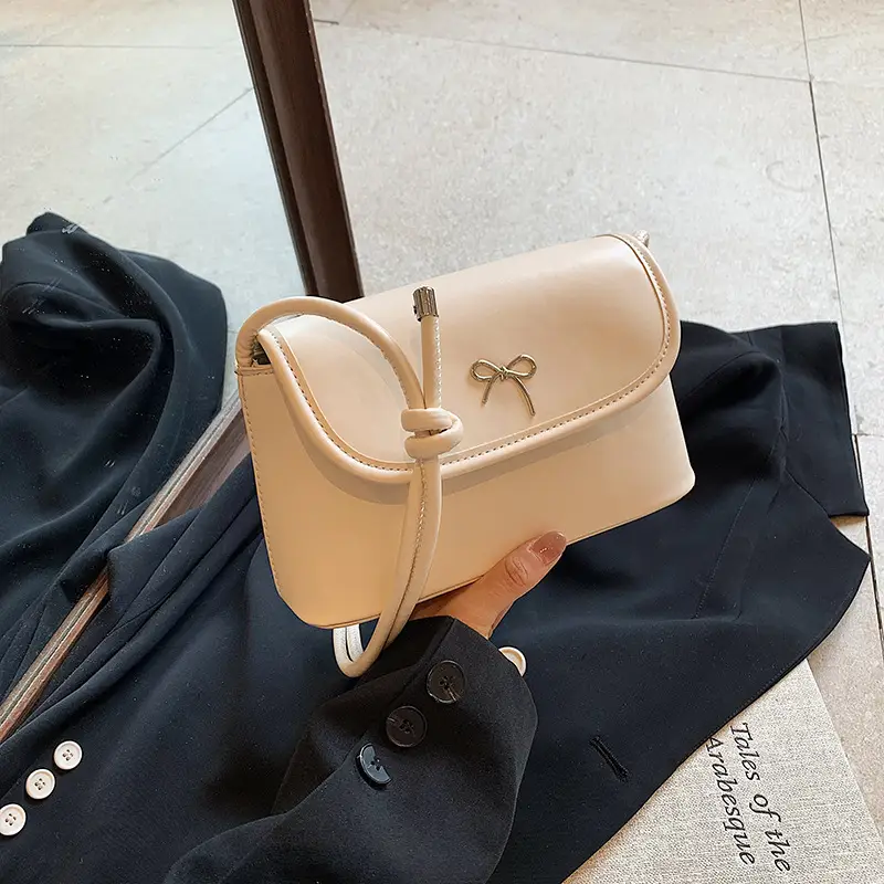 Women's Beige Shoulder Crossbody Bag for Summer 2025 - Image 3