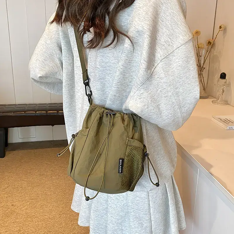 Nylon Shoulder Bag Women Mobile Phone Crossbody - Image 7