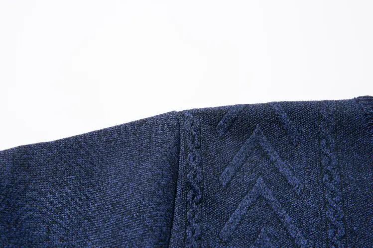 Men's Maroon Diamond Base Round Neck Sweater — feature 12