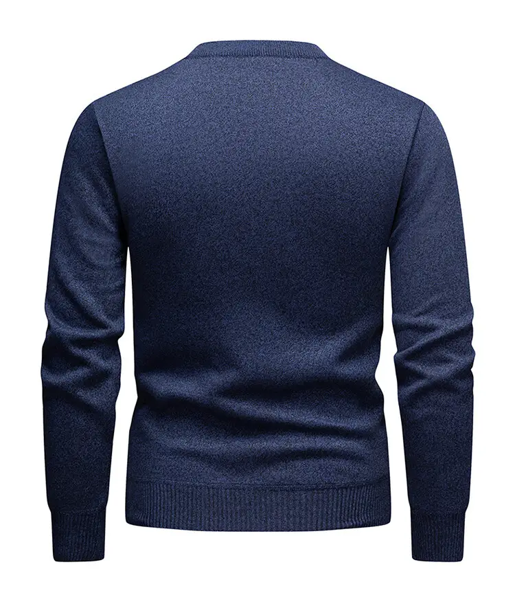 Men's Maroon Diamond Base Round Neck Sweater — feature 6