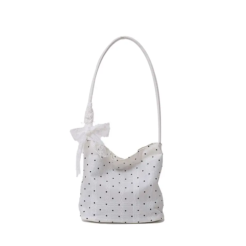 Women's Wave Dot Bag Light Blue One Shoulder - Image 2
