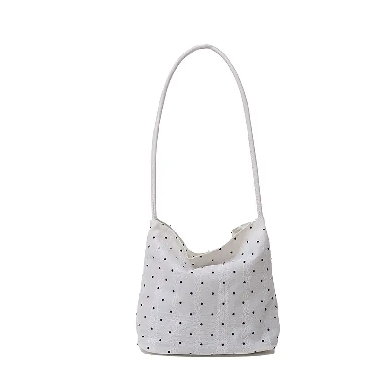 Women's Wave Dot Bag Light Blue One Shoulder - Image 5