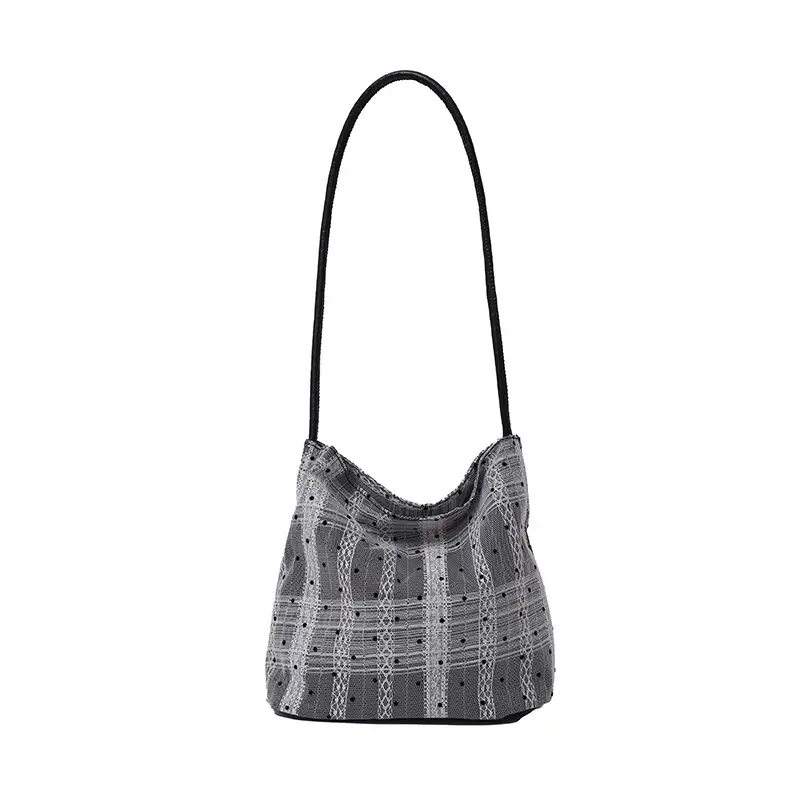 Women's Wave Dot Bag Light Blue One Shoulder - Image 6