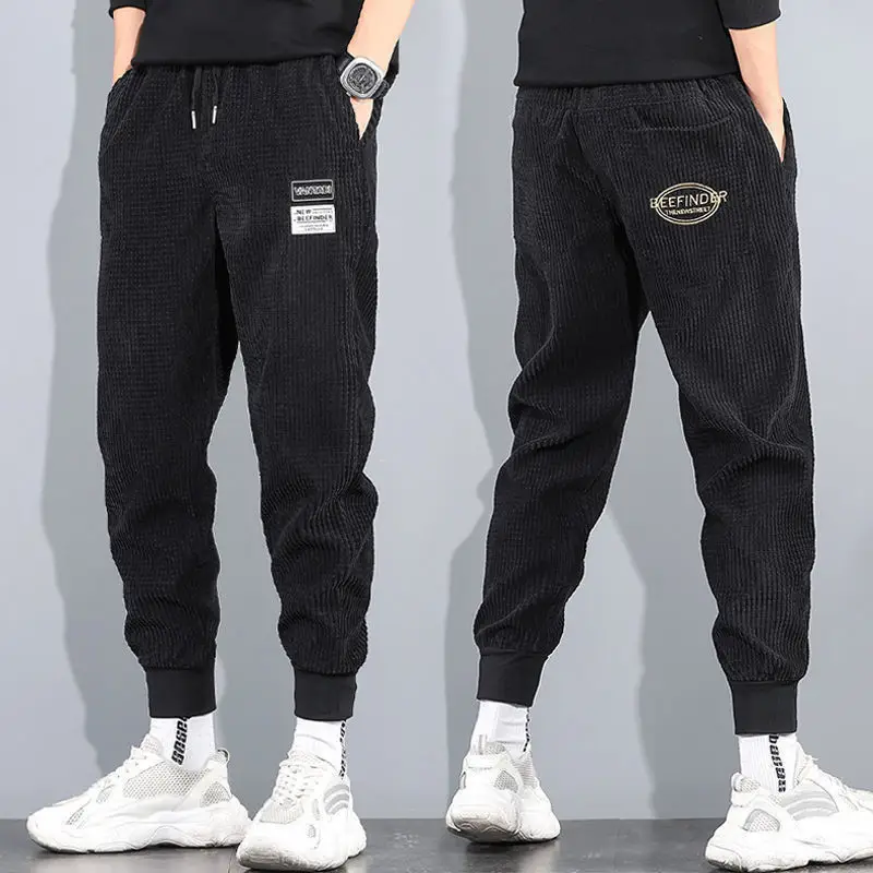 Men Fleece Lined Grey Winter Warm Pants - Image 3