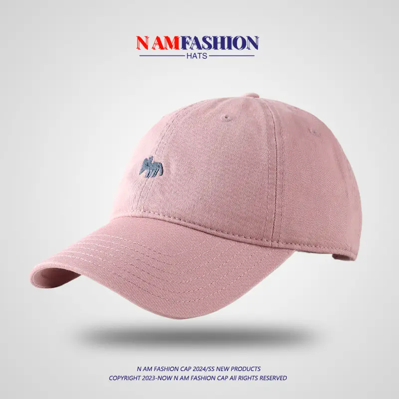 Women Pink Fox Cap Small Baseball Cap - Image 6