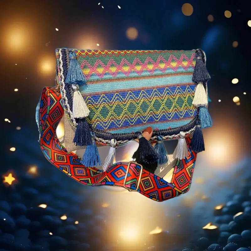 Ethnic Tassel Bag for Women Bohemian Style - Image 4