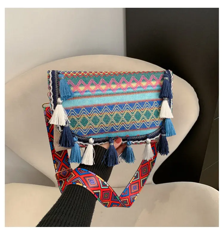 Ethnic Tassel Bag for Women Bohemian Style — feature 15