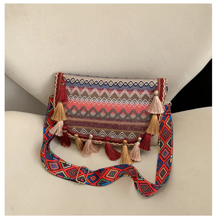 Ethnic Tassel Bag for Women Bohemian Style — feature 17