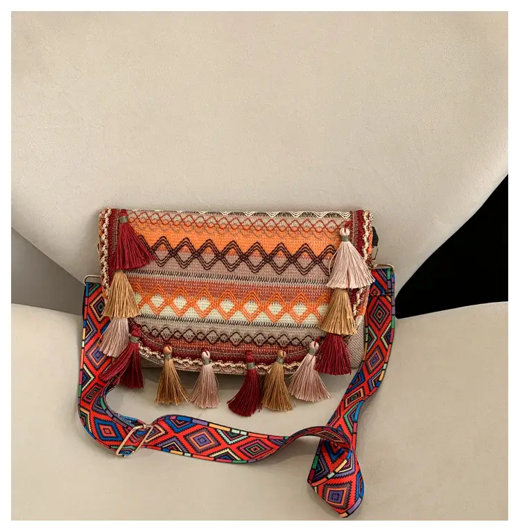 Ethnic Tassel Bag for Women Bohemian Style — feature 19