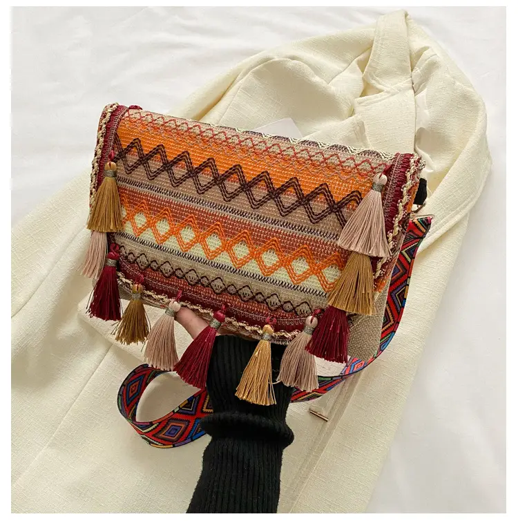 Ethnic Tassel Bag for Women Bohemian Style — feature 20