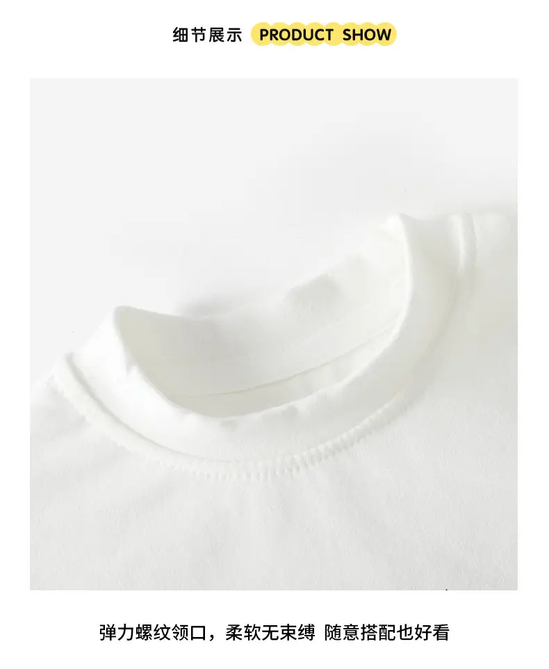 Hello Tuesda White Long Sleeve T-Shirt for Boys — feature 8