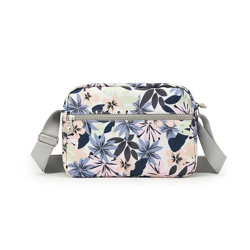 Women Floral Crossbody Bag Large Capacity Yellow