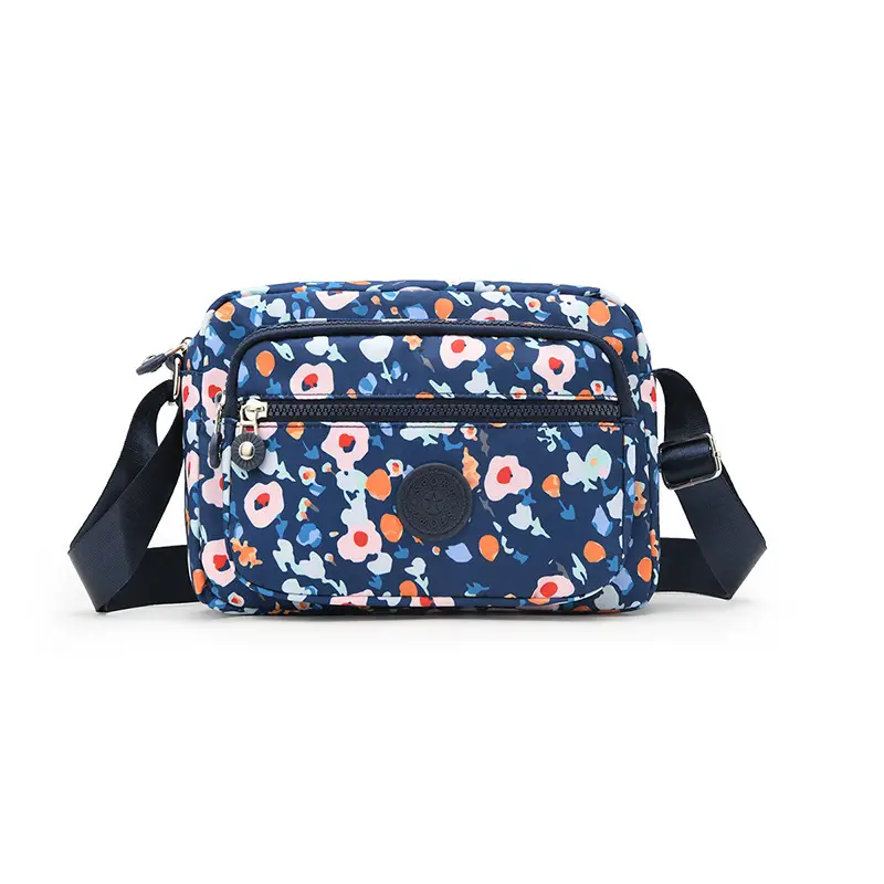 Women Floral Crossbody Bag Large Capacity Yellow