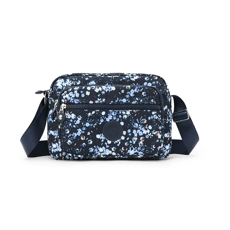 Women Floral Crossbody Bag Large Capacity Yellow