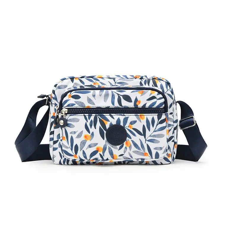 Women Floral Crossbody Bag Large Capacity Yellow