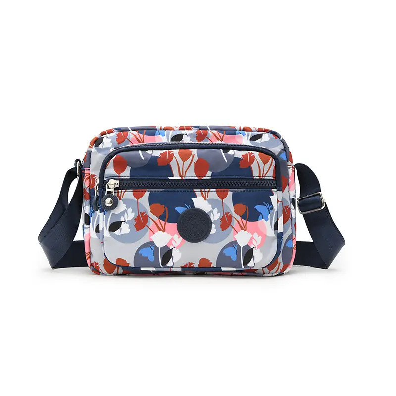 Women Floral Crossbody Bag Large Capacity Yellow