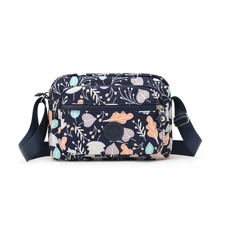 Women Floral Crossbody Bag Large Capacity Yellow