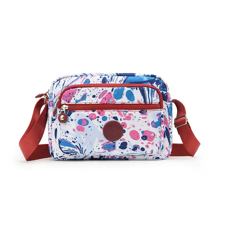 Women Floral Crossbody Bag Large Capacity Yellow