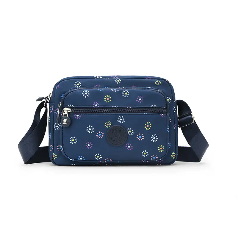 Women Floral Crossbody Bag Large Capacity Yellow