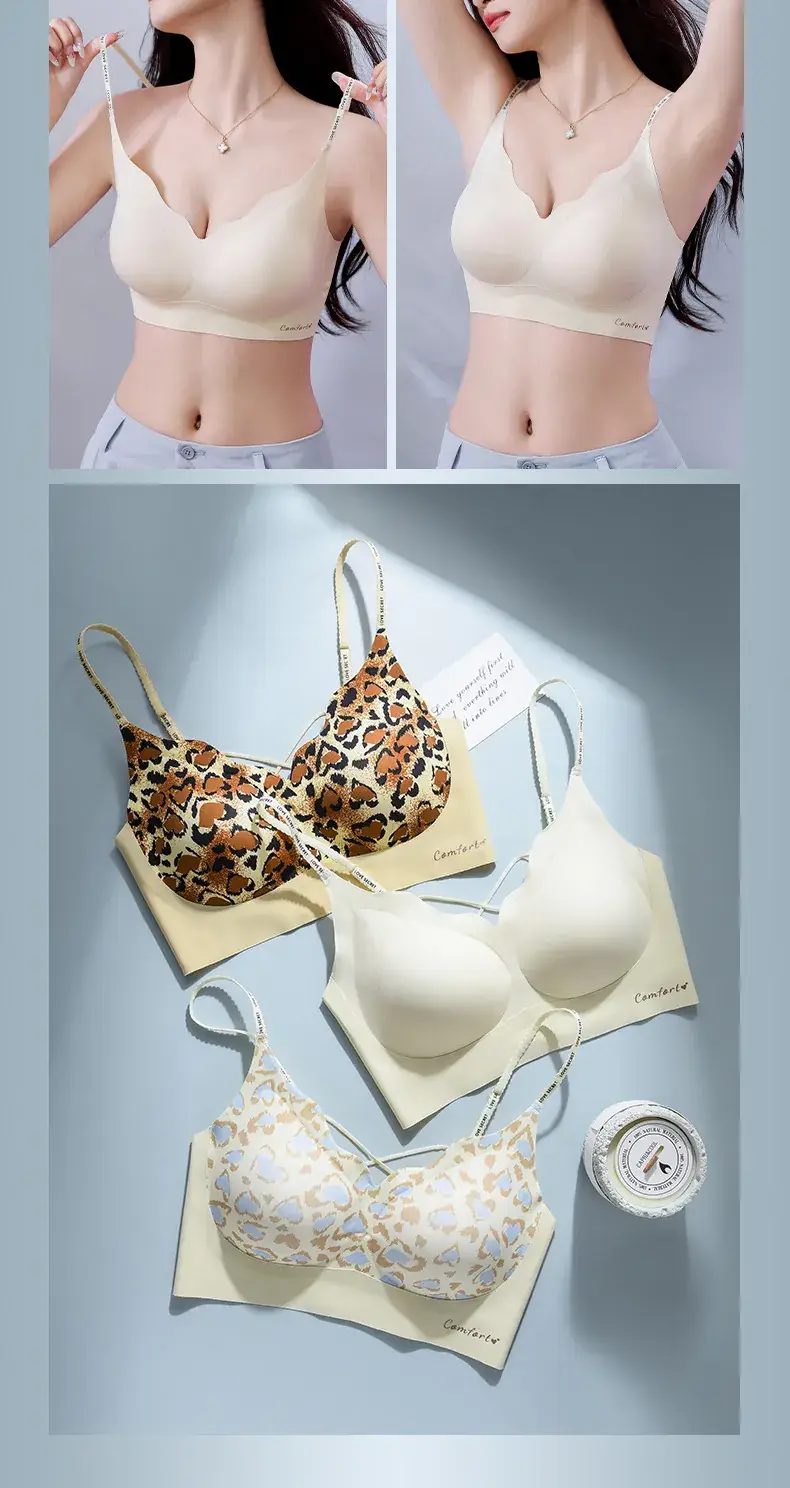 Leopard Print No Steel Ring Underwear Women — feature 21