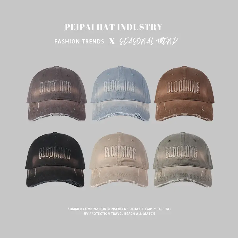 Women Baseball Cap with "Blooming" Logo, 17cm Height, 15cm Width - Image 4