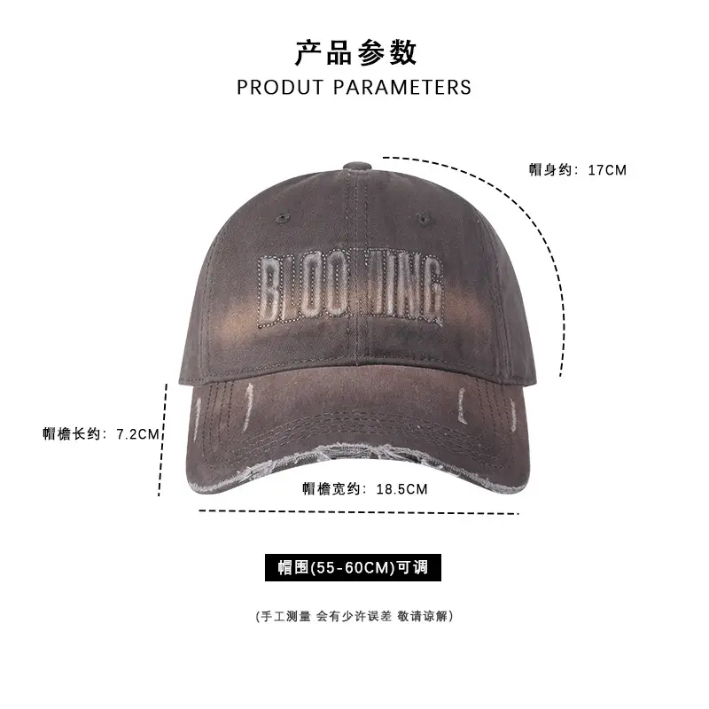 Women Baseball Cap with "Blooming" Logo, 17cm Height, 15cm Width - Image 5