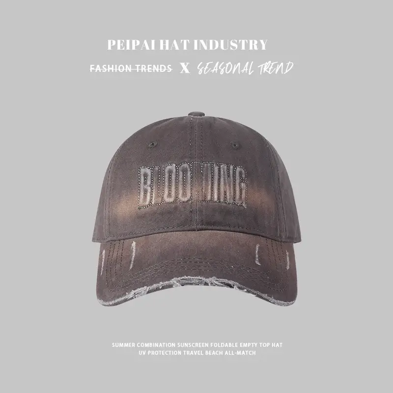 Women Baseball Cap with "Blooming" Logo, 17cm Height, 15cm Width — feature 3